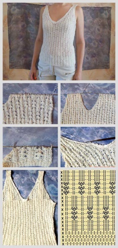 Crochet V-Neck Blouse