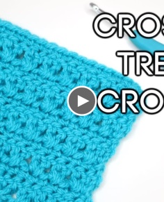 CROCHET: CROSSED TREBLE CROCHET STITCH  Bella Coco Crochet