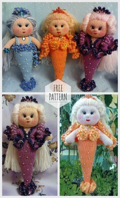 Knitting Mermaid Free Pattern