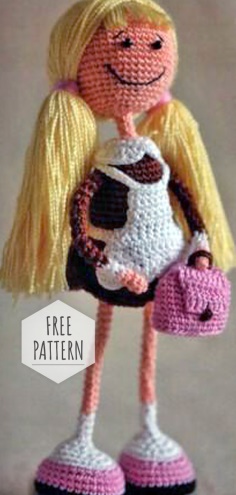 Amigurumi Blonde Doll Free Pattern