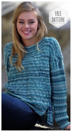 PULLOVER STRUCTURAL PATTERN WITH BRAIDS