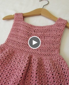 How to crochet an EASY party dress - any size