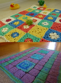 Crochet Rug for Bathroom