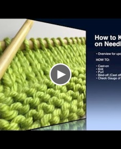 How to Knit - Cast On Beginner (with closed captions) start knitting