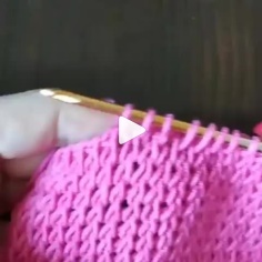 How to knit Tunisian Stitch Video Tutorial