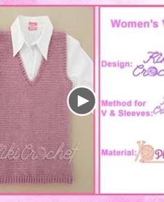 Crochet Women&39;s Vest
