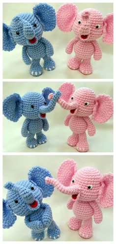 Amigurumi Cute Elephant Free Pattern