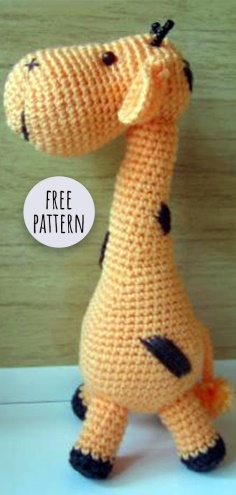 Giraffe Crochet Toy Free Pattern