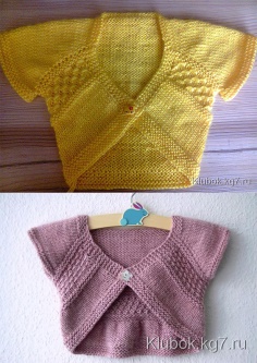 How to Make Knitting Baby Bolero