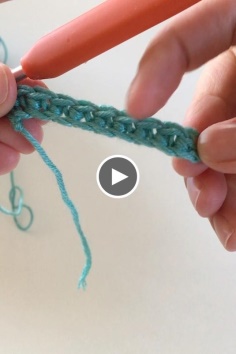 Step by Step Double Crochet Stitch