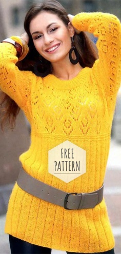 Yellow Tunic Free Pattern