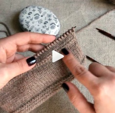 Chain Knitting Pattern Video Tutorial
