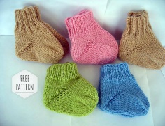 Newborn Knitted Socks Pattern