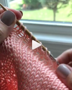 How to knit stocking stitch video tutorial