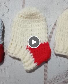 Crochet baby socks 3-7 months tutorial
