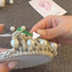 How to knit beaded edging video tutorial