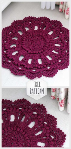Knitted Mat Free Pattern
