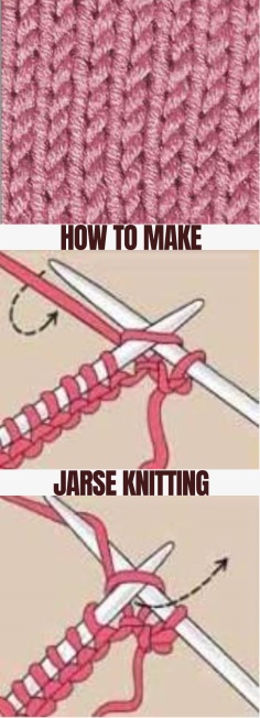 How to Make Jarse Knitting