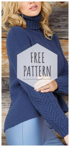 SWEATER WITH FIR TREE PATTERN
