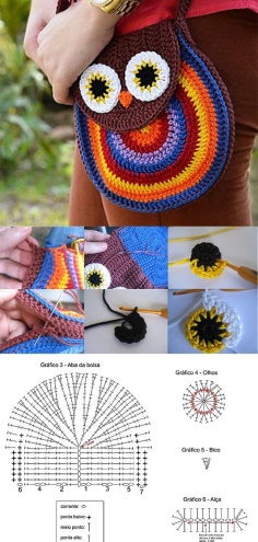 Crochet Summer Bag Owl