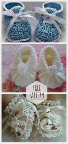 Knitting Baby Booties Pack Pattern