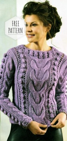 Knitted Pullover Pattern
