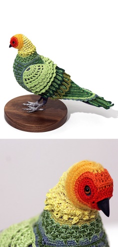 Crochet Toy Pigeon