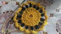 Round crochet motifs 