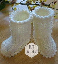 Adorable Booties Free Pattern