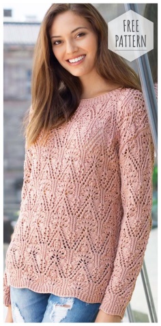 Cardigan with a beautiful pattern