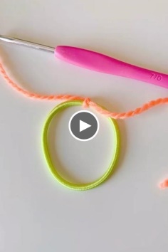 How to knit scrunchie
