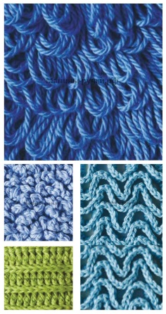 EMBOSSED PATTERNS CROCHETED