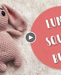 Crochet With Me  LUNA Squish Bunny Body Amigurumi  FREE Pattern Coupon