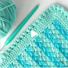 How to knit blanket edge crochet video tutorial