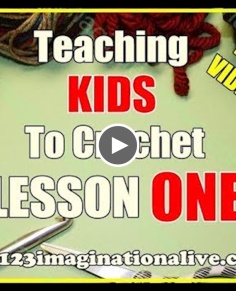 How To Cast On Your Yarn: TEACHING KIDS TO CROCHET LESSON ONE
