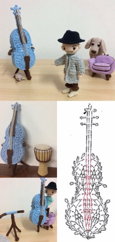Amigurumi Doll and Crochet Music Set