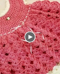 Crochet Baby Dress 0-6 months Bag o day Crochet Tutorial 375 Subtitles Available in 21 languages