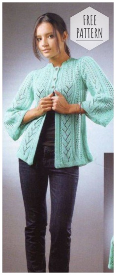 Cardigan Women Crochet Pattern
