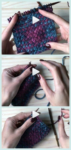 Knitting Small Wicker and Braided Tutorial